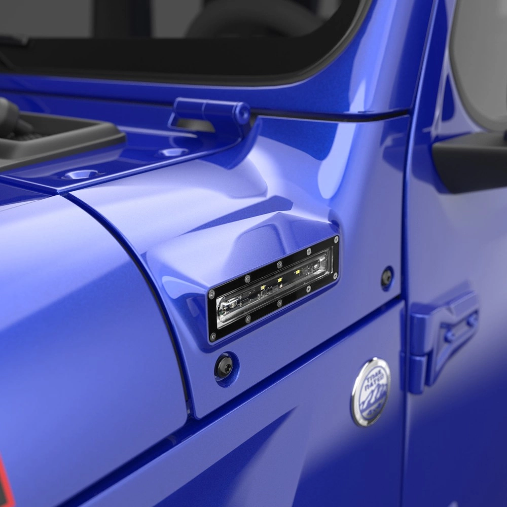 EGR VSLJP0903-C - Ocean Blue VSL Series Side LED Lights For 18-25 Wrangler|20-25 Gladiator