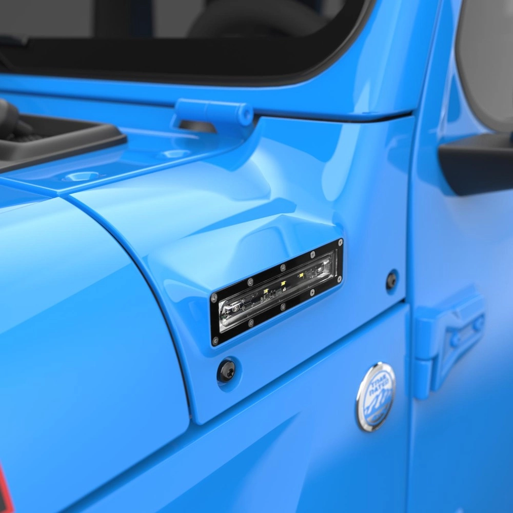 EGR VSLJP1005-C - Chief Blue VSL Series Side LED Lights For 18-25 Wrangler|20-25 Gladiator