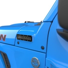 EGR VSLJP1005-C - Chief Blue VSL Series Side LED Lights For 18-25 Wrangler|20-25 Gladiator