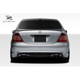 Duraflex 107721 - W-2 Rear Bumper Cover For 2000-2006 Mercedes S Class - 1 Piece