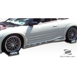 Duraflex 100126 - Shine Side Skirts Rocker Panels For 2000-2005 Mitsubishi Eclipse - 2 Piece