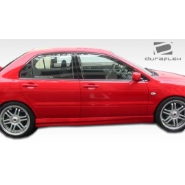 Duraflex 100372 - Walker Side Skirts Rocker Panels For 2002-2003 Mitsubishi Lancer - 2 Piece