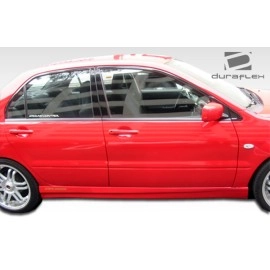 Duraflex 100372 - Walker Side Skirts Rocker Panels For 2002-2003 Mitsubishi Lancer - 2 Piece