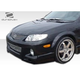 Duraflex 100374 - Speedzone Front Lip Under Spoiler Air Dam For 2001-2003 Mazda Protege - 1 Piece