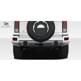 Duraflex 107746 - BR-N Rear Add Ons Spat Bumper Extensions For 2003-2009 Hummer H2 - 1 Piece