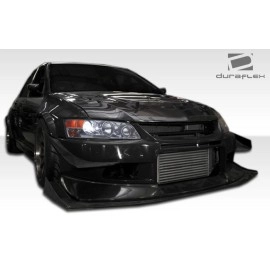 Duraflex 107211 - VT-X Wide Body Front Bumper Cover For 2003-2006 Mitsubishi Evolution - 1 Piece
