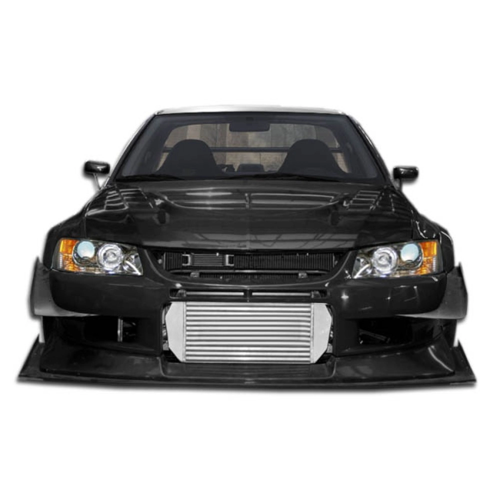 Duraflex 107211 - VT-X Wide Body Front Bumper Cover For 2003-2006 Mitsubishi Evolution - 1 Piece