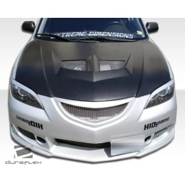 Duraflex 100562 - B-2 Front Bumper Cover For 2004-2009 Mazda 3 - 1 Piece