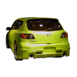 Duraflex 100567 - Raven Rear Bumper Cover For 2004-2009 Mazda 3 - 1 Piece