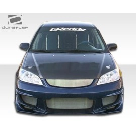 Duraflex 100557 - Bomber Front Bumper Cover For 2004-2005 Honda Civic - 1 Piece