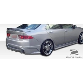 Duraflex 100547 - Raven Side Skirts Rocker Panels For 2004-2008 Acura TSX - 2 Piece