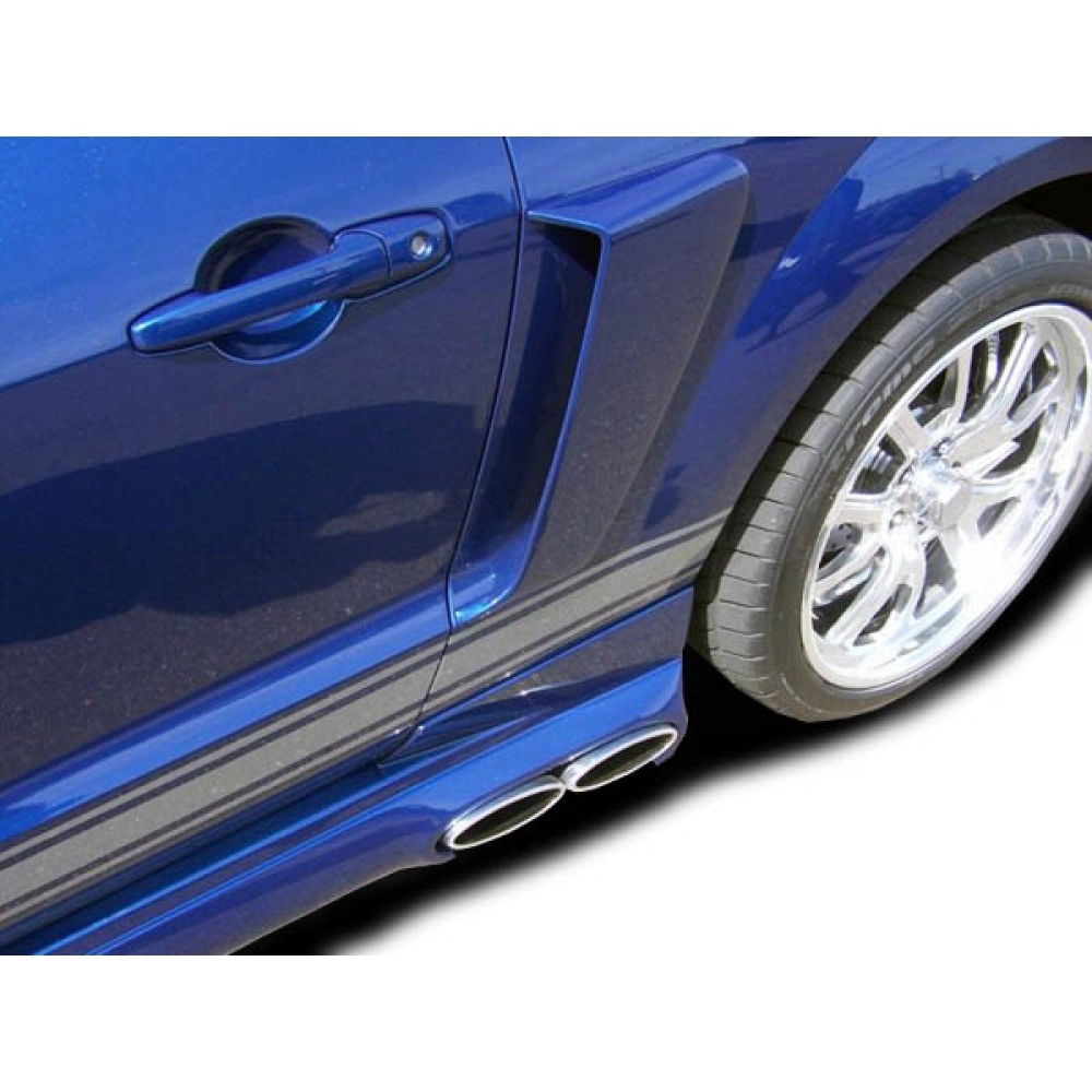 Couture 104798 - Polyurethane CVX Side Scoop For 2005-2009 Ford Mustang - 2 Piece