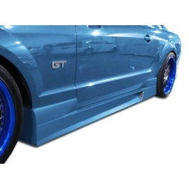 Duraflex 103636 - GT Concept Side Skirts Rocker Panels For 2005-2014 Ford Mustang - 2 Piece