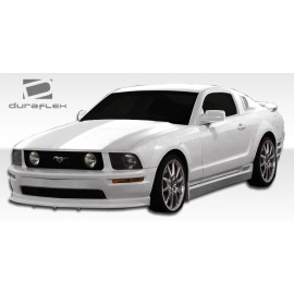 Duraflex 104367 - Racer 2 Side Skirts Rocker Panels For 2005-2014 Ford Mustang - 2 Piece