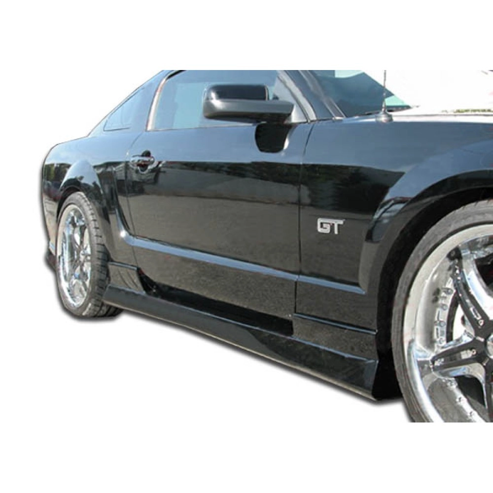 Duraflex 104297 - Stallion Side Skirts Rocker Panels For 2005-2014 Ford Mustang - 2 Piece
