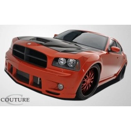 Couture 104812 - Polyurethane Luxe Wide Body Front Bumper Cover For 2006-2010 Dodge Charger - 1 Piece