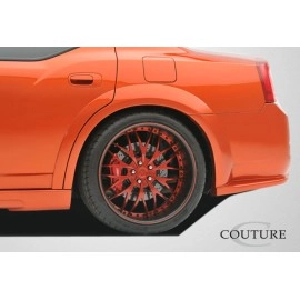 Couture 104816 - Polyurethane Luxe Wide Body Rear Fender Flares For 2006-2010 Dodge Charger - 2 Piece