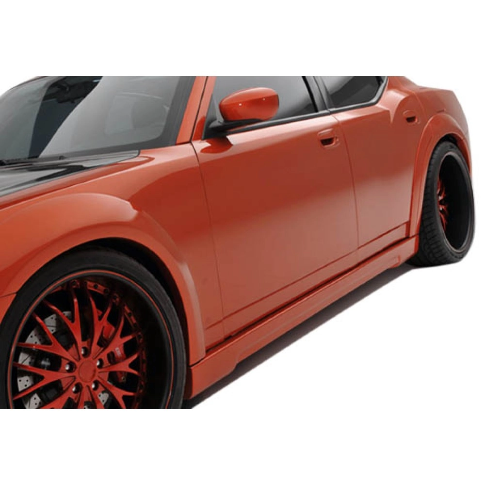 Couture 104813 - Polyurethane Luxe Wide Body Side Skirts Rocker Panels For 2006-2010 Dodge Charger - 2 Piece