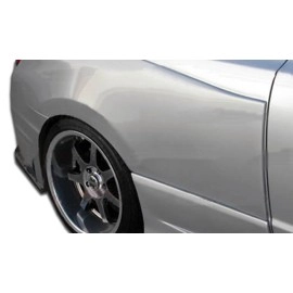 Duraflex 105249 - GT500 Wide Body Rear Fender Flares For 2006-2011 Honda Civic - 2 Piece