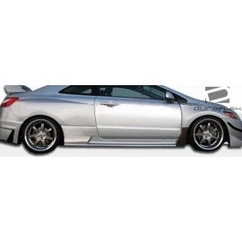 Duraflex 105249 - GT500 Wide Body Rear Fender Flares For 2006-2011 Honda Civic - 2 Piece