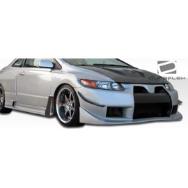 Duraflex 105249 - GT500 Wide Body Rear Fender Flares For 2006-2011 Honda Civic - 2 Piece