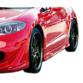 Duraflex 104701 - Eternity Side Skirts Rocker Panels For 2006-2012 Mitsubishi Eclipse - 2 Piece