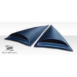 Duraflex 102275 - Racer Window Scoop Louvers For 2006-2012 Mitsubishi Eclipse - 2 Piece
