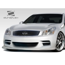 Duraflex 107672 - TS-1 Front Bumper Cover For 2007-2009 Infiniti G Sedan - 1 Piece