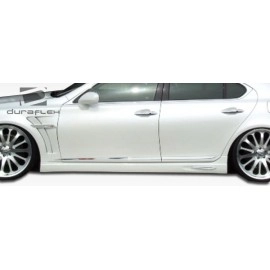 Duraflex 105672 - W-1 Side Skirts Rocker Panels For 2007-2012 Lexus LS-Lexus - 2 Piece