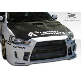 Duraflex 104638 - GT Concept Front Bumper Cover For 2008-2015 Mitsubishi Evolution - 1 Piece