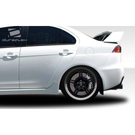 Duraflex 106954 - Evo X Look Side Skirts Rocker Panels For 2008-2017 Mitsubishi Lancer - 2 Piece