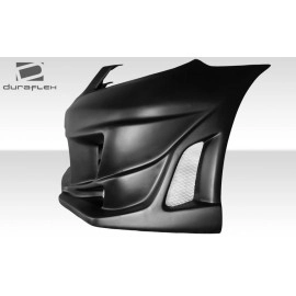 Duraflex 100557 - Bomber Front Bumper Cover For 2004-2005 Honda Civic - 1 Piece