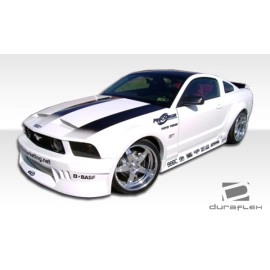 Duraflex 100656 - Circuit Wide Body Side Skirts Rocker Panels For 2005-2014 Ford Mustang - 2 Piece