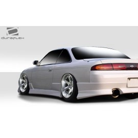 Duraflex 101647 - Type U Side Skirts Rocker Panels For 1995-1998 Nissan 240SX - 2 Piece