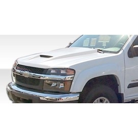 Duraflex 103019 - Ram Air Hood For 2004-2012 Chevrolet Colorado - 1 Piece