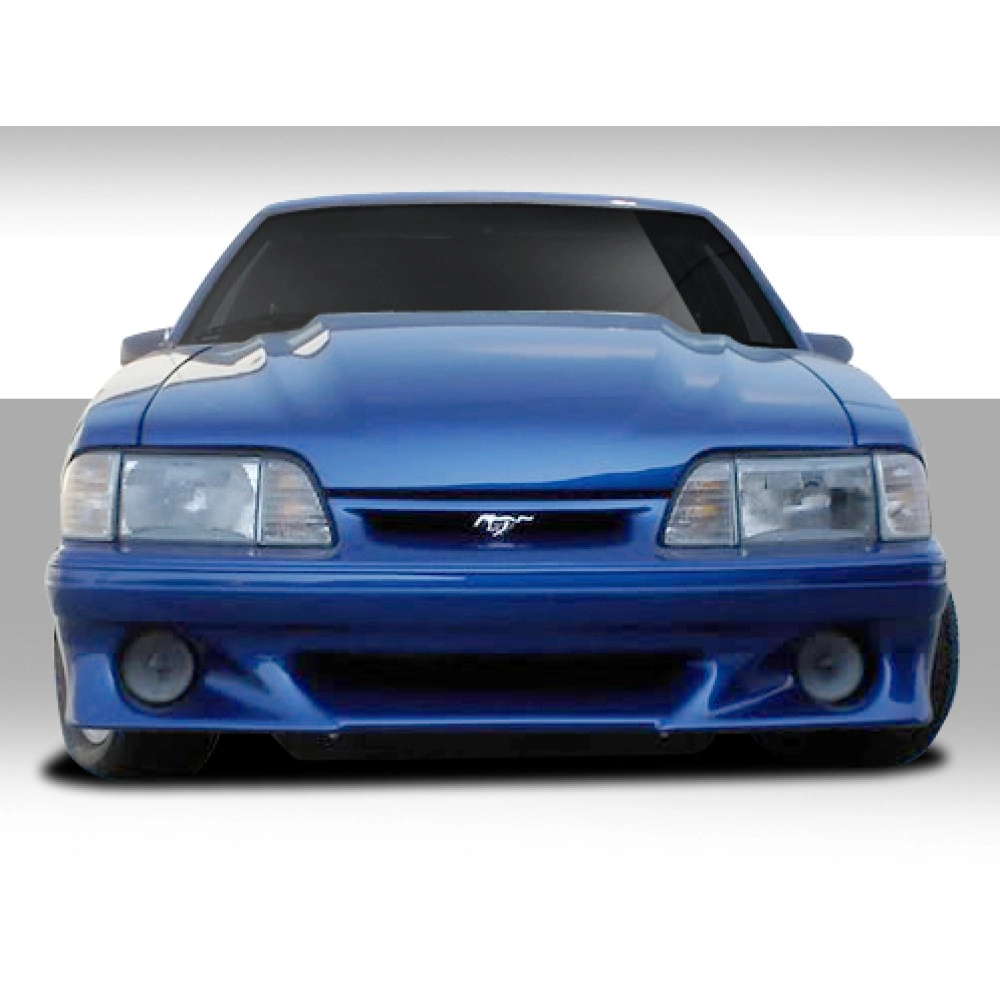 Duraflex 103760 - Stalker Front Bumper Cover For 1987-1993 Ford Mustang - 1 Piece