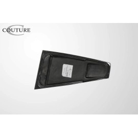 Couture 104797 - Polyurethane CVX Window Scoop Louvers For 2005-2009 Ford Mustang - 2 Piece
