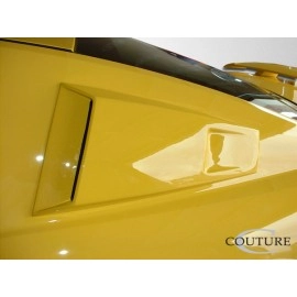 Couture 104797 - Polyurethane CVX Window Scoop Louvers For 2005-2009 Ford Mustang - 2 Piece