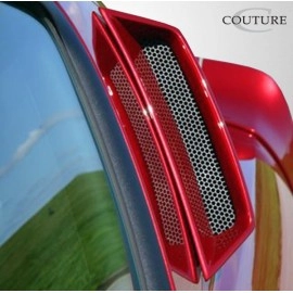 Couture 104797 - Polyurethane CVX Window Scoop Louvers For 2005-2009 Ford Mustang - 2 Piece