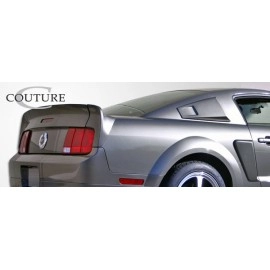 Couture 104797 - Polyurethane CVX Window Scoop Louvers For 2005-2009 Ford Mustang - 2 Piece