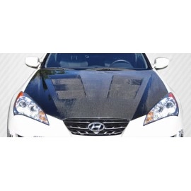 Carbon Creations 105838 - Circuit Hood For 2010-2012 Hyundai Genesis - 1 Piece