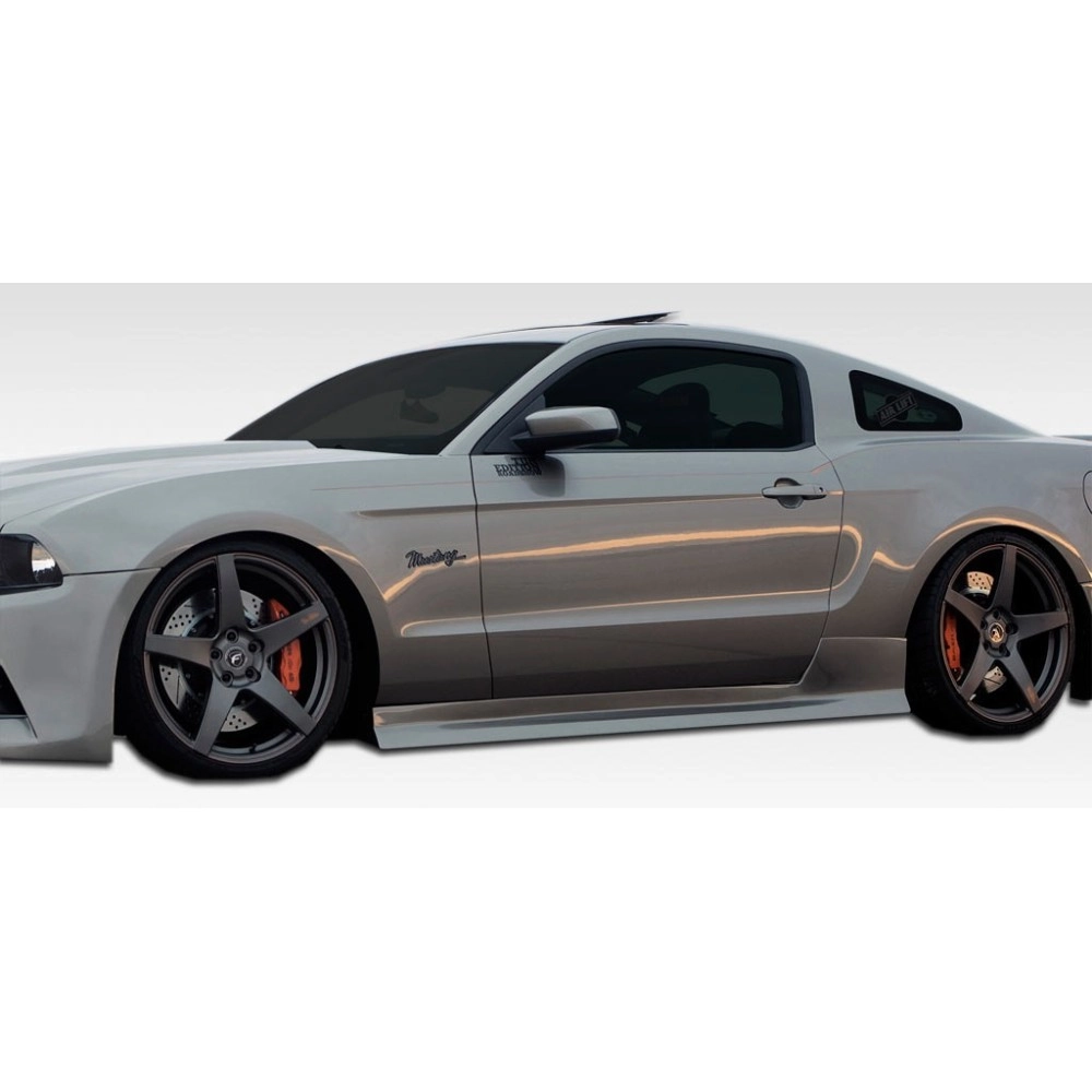 Duraflex 106481 - Tjin Edition Side Skirts Rocker Panels For 2005-2014 Ford Mustang - 2 Piece
