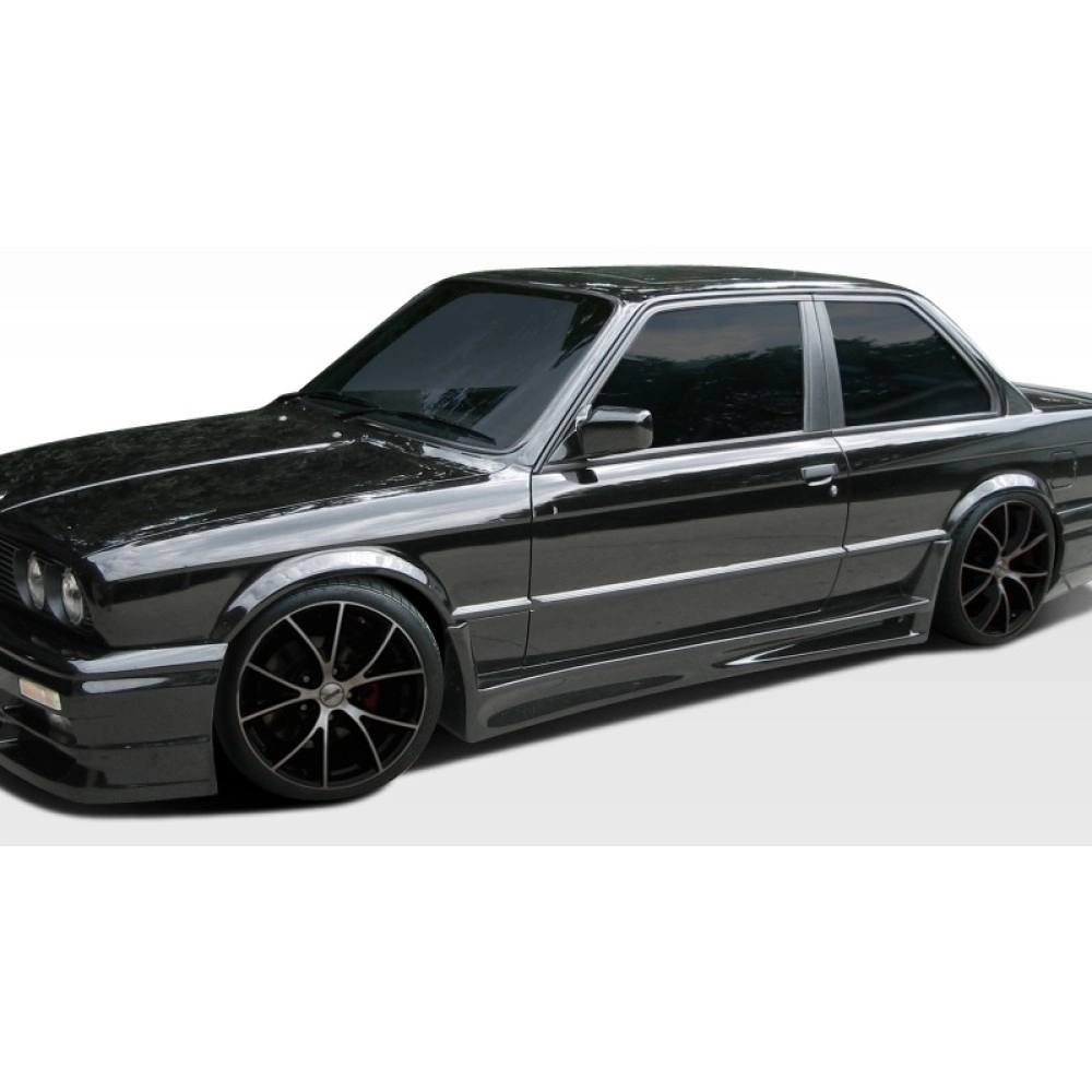 Duraflex 106846 - GT-S Side Skirts Rocker Panels For 1984-1991 BMW 3 Series - 2 Piece
