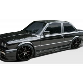 Duraflex 106846 - GT-S Side Skirts Rocker Panels For 1984-1991 BMW 3 Series - 2 Piece