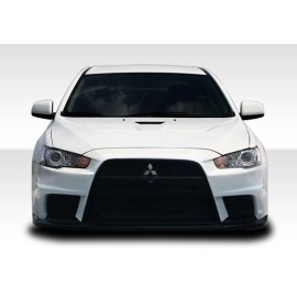 Duraflex 106953 - Evo X Look Front Bumper Cover For 2008-2017 Mitsubishi Lancer - 1 Piece