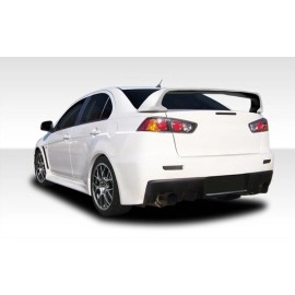 Duraflex 106955 - Evo X Look Rear Bumper Cover For 2008-2017 Mitsubishi Lancer - 1 Piece