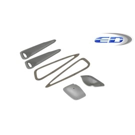 Aero Function 107558 - AF-1 Hood Vents For 2008-2014 BMW X6 - 6 Piece