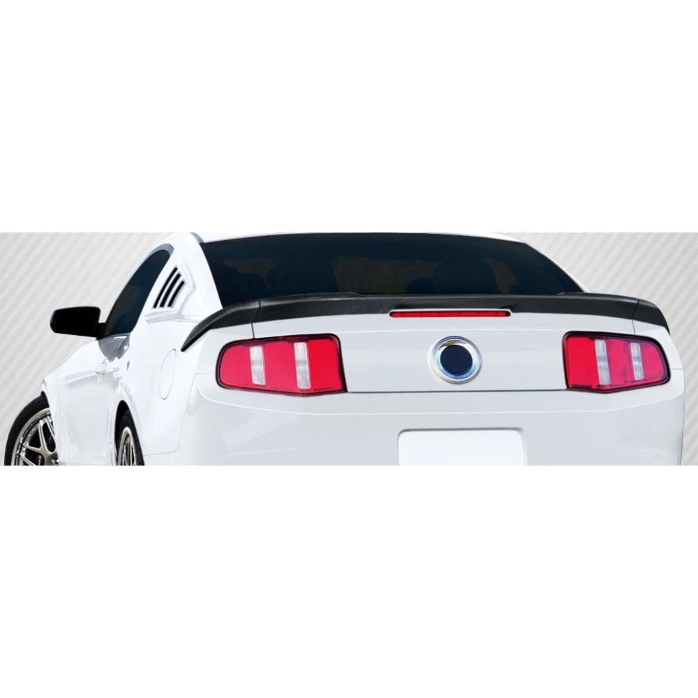 Carbon Creations 107610 - R-Spec Rear Wing Trunk Lid Spoiler For 2010-2014 Ford Mustang - 3 Piece