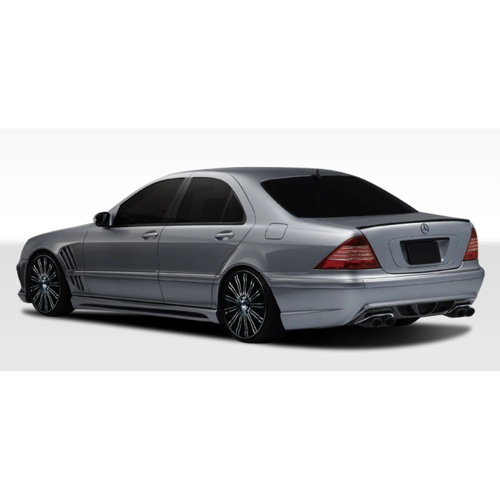 Duraflex 107721 - W-2 Rear Bumper Cover For 2000-2006 Mercedes S Class - 1 Piece