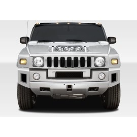 Duraflex 107745 - BR-N Front Add Ons Spat Bumper Extensions For 2003-2009 Hummer H2 - 2 Piece